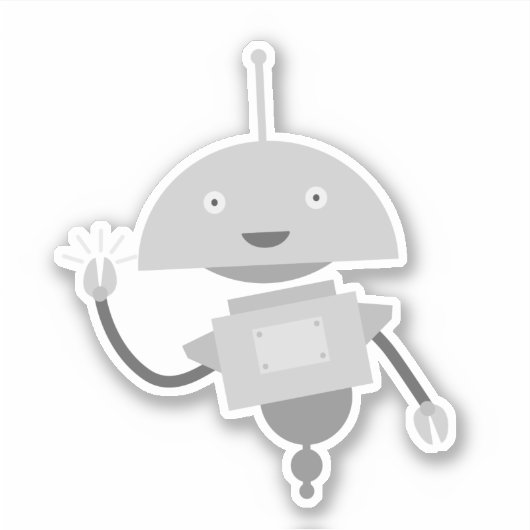 High Five Mia Aufkleber (Vorderseite)