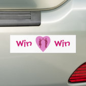 High Five mit männlichen und weiblichen Spielern, Autoaufkleber (Auf Auto)