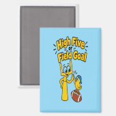 High Five oder Field Goal Cartoon-Kinderbekleidung Magnet (Vorderseite/Rückseite)