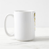 High Five oder Field Goal Lustiger Fußball-Cartoon Kaffeetasse (Links)