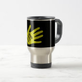 High Five Vater Hand Reisebecher (VorderseiteRechts)
