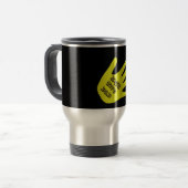 High Five Vater Hand Reisebecher (Vorderseite Links)