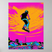 High Flier Scooter Fahrer - Stunt Scooter Poster (Vorne)