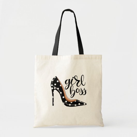High Heel Girl Boss Tote Bag Tragetasche (Vorne)
