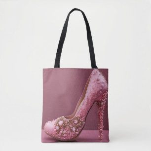 High Heel Pink Designer Fashion Shoe Tasche