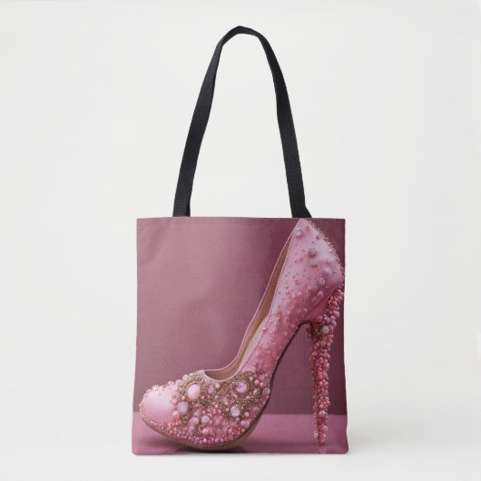 High Heel Pink Designer Fashion Shoe Tasche (Vorderseite)