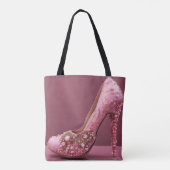 High Heel Pink Designer Fashion Shoe Tasche (Rückseite)