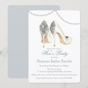 High Heel Schuh Couture Hennenparty-Einladung Einladung