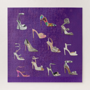 High Heel Schuhe Collage Stiletto Jigsaw Puzzle