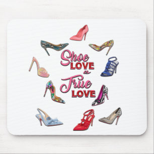 High Heel Schuhe Collage Stiletto Pumps Heelse Mousepad