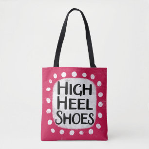 High Heel Schuhe Tote Beutel Tasche