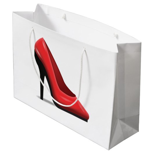HIgh Heel Shoe - Emoji Große Geschenktüte (Rückseite Schrägansicht)