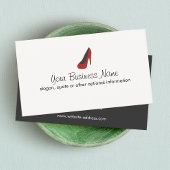 High Heel Shoe Visitenkarte