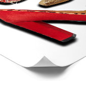 High Heel Shoel Collage Sparkle Poster (Ecke)
