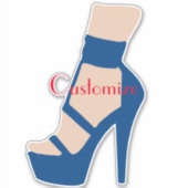 High Heel Shoel Thunder_Cove Aufkleber (Vorderseite)