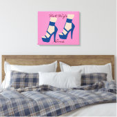 High Heel Shoel Thunder_Cove Leinwanddruck (Insitu (Schlafzimmer))