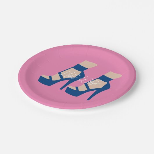 High Heel Shoel Thunder_Cove Pappteller (Schrägansicht)