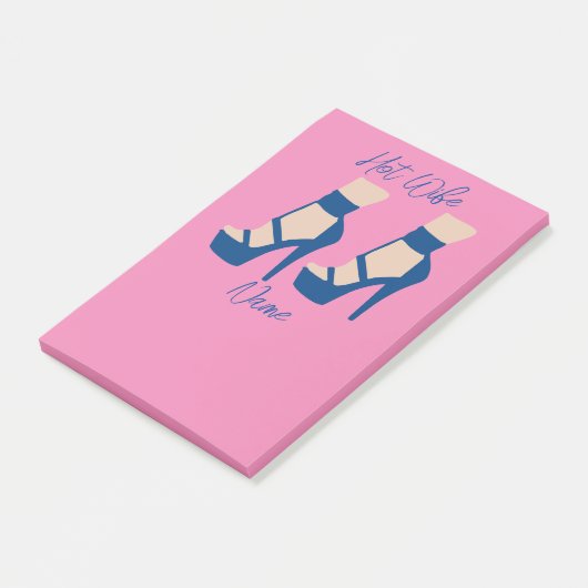 High Heel Shoel Thunder_Cove Post-it Klebezettel (angewinkelt)