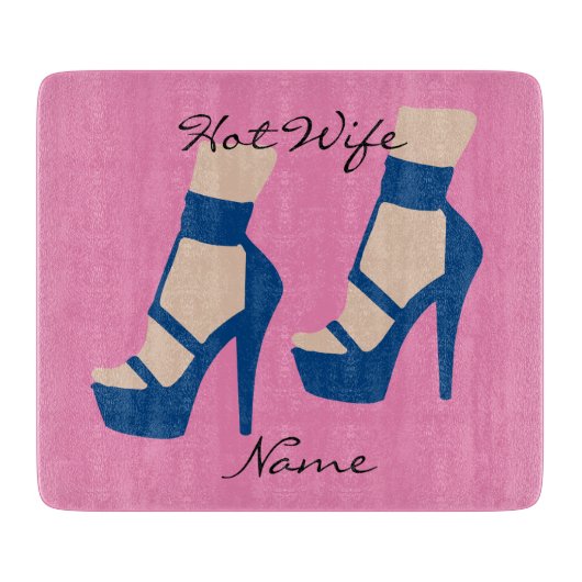 High Heel Shoel Thunder_Cove Schneidebrett (Vorderseite)