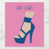 High Heel Shoel Thunder_Cove Weinetikett (Einzelnes Label)