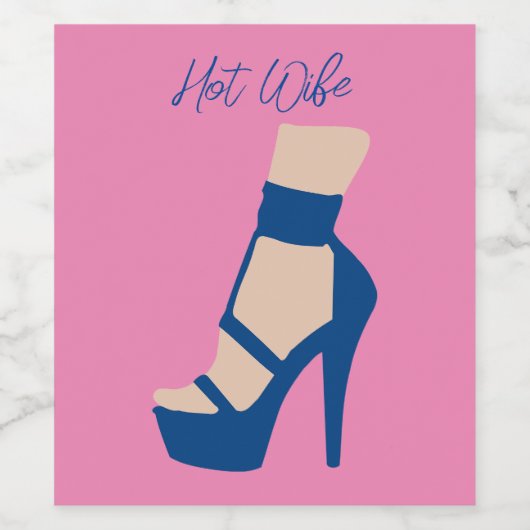 High Heel Shoel Thunder_Cove Weinetikett (Einzelnes Label)