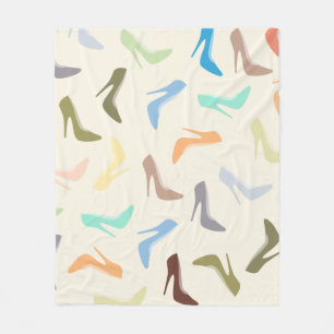 High Heel Shoes Art Fleecedecke