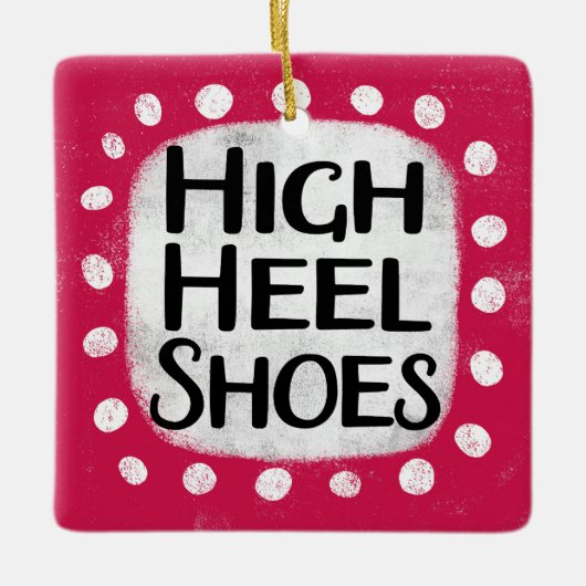 High Heel Shoes Ornament (Vorderseite)