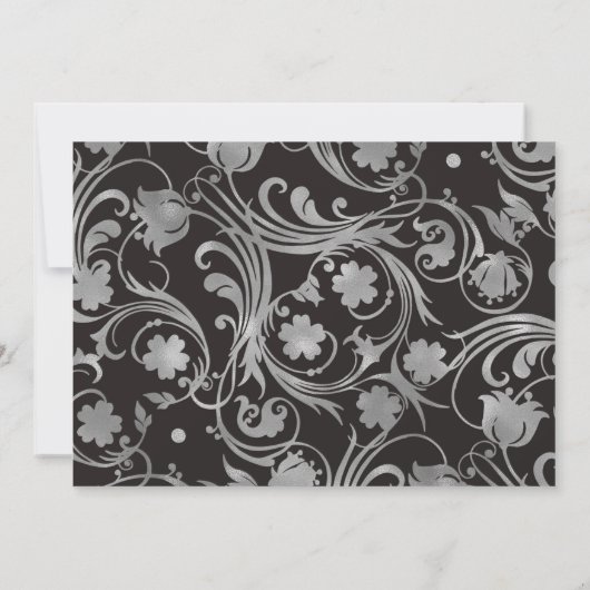 High Heels 40 & Fabulous Geburtstag Einladung (Rückseite)