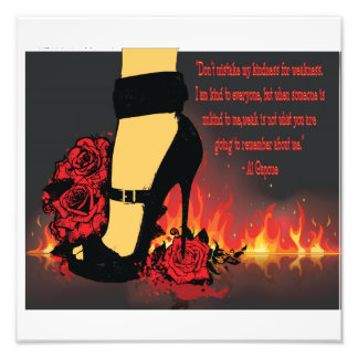 High Heels & Al Capone Fotodruck