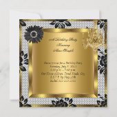 High Heels Chandelier Lace Corset Black 2 Einladung (Rückseite)