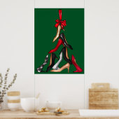 High Heels Christmas Tree Poster (Küche)