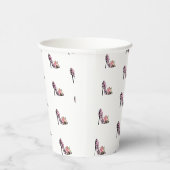 High Heels Floral Coffee Bar Papierbecher (Rechts)