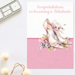 High Heels für Debutante Ball Karte