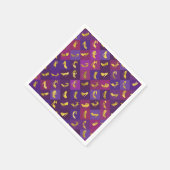 High Heels Golden Shoes Muster Serviette (Ecke)