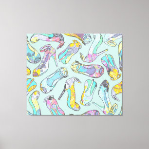 High Heels Leinwanddruck