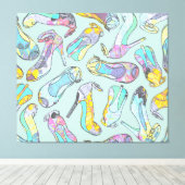 High Heels Leinwanddruck (Insitu (Holzboden))