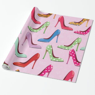 High Heels Muster Geschenkpapier