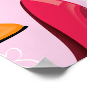 High Heels Muster Poster (Ecke)