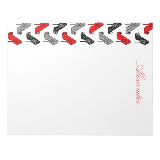 High Heels Notizblock (Vorderseite)
