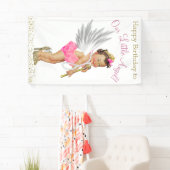 High Heels Pearls Angel Girls Geburtstagsparty Banner (Insitu)