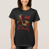 High Heels Stepping Into My 44th Birthday 44 and F T-Shirt (Vorderseite)