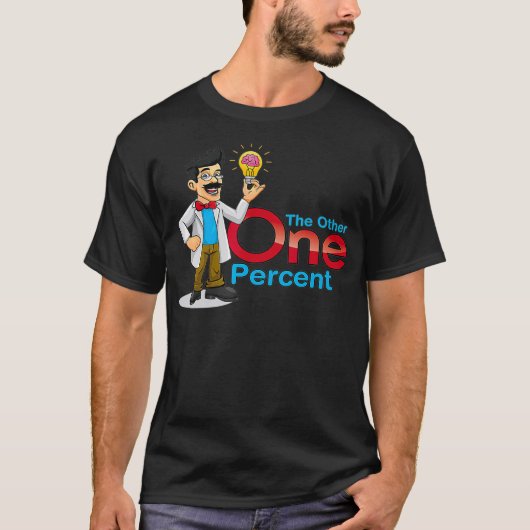 High IQ Genius 1 Prozent T-Shirt (Vorderseite)