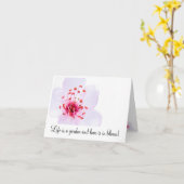 High-key-sakura-blüte-800, Life ist ein Garten a.. Karte (Gelbe Blume)