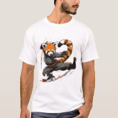 High Kick Red Panda T-Shirt (Vorderseite)