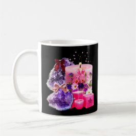 High Maintenance Mystic Pink Crystal Kerzenbecher  Kaffeetasse