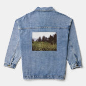High Mountain Paradise Frauen Denim Jacke (Rückseite)