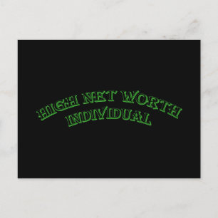 High New Worth Individual Postkarte