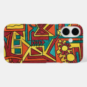 High Noon-Hand Painted Abstract Art Case-Mate iPhone Hülle (Rückseite (Horizontal))