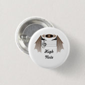 High Note Bat Favorite Song Button (Vorne & Hinten)