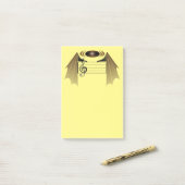 High Note Bat Favorite Song Post-it Klebezettel (Auf Schreibtisch)